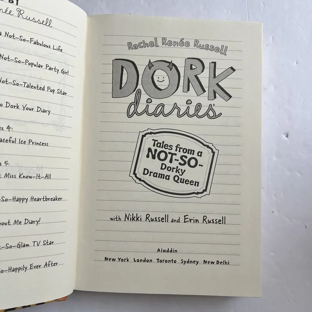Dork Diaries 9 Tales from a Not So Dorky Drama Queen Hardcover Rachel Renee Russ